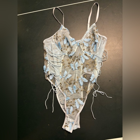 Bundle of Blue Gently Used Lingerie - Picture 5 of 13